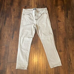 Express khaki chino pants